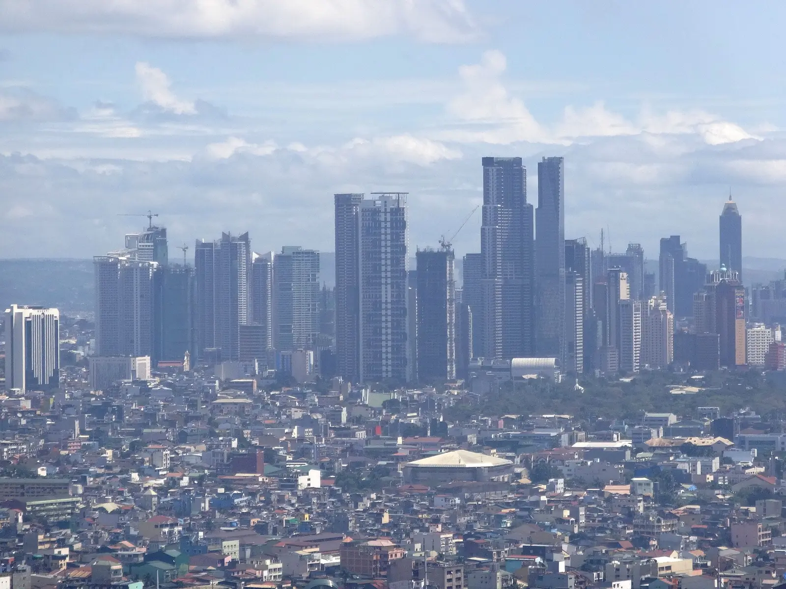 Makati skyline seen from Poblacion, Metro Manila
